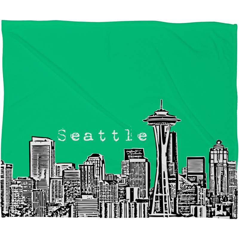 Deny Designs Bird Ave Seattle Throw Blanket Wayfair